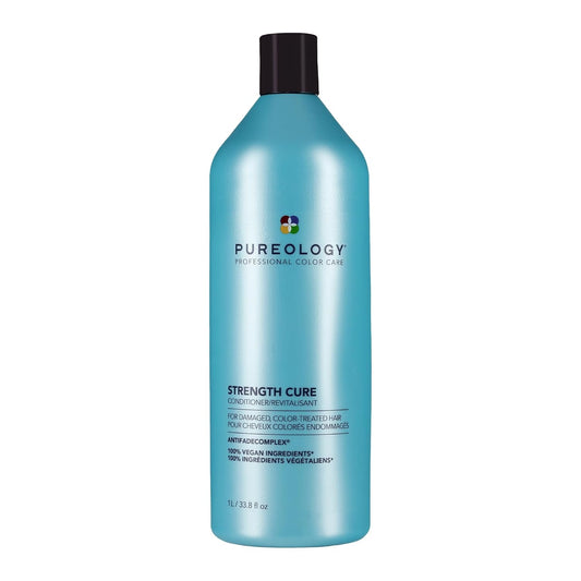 Pureology Strength Cure Conditioner | For Damaged, Color-Treated Hair